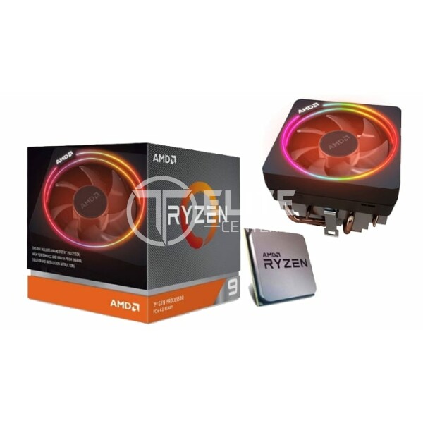Procesador AMD RYZEN 9 3900X 12-Core 3.8 GHz (4.6 GHz Max Boost) Socket AM4 105W, Sin Graficos - - en Elite Center