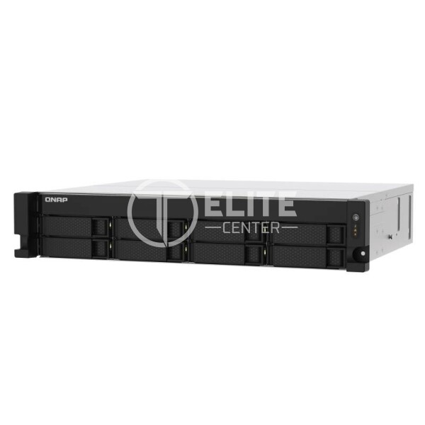 QNAP TS-873AU-RP - Servidor NAS - 8 compartimentos - montaje en bastidor - SATA 6Gb/s - RAID 0, 1, 5, 6, 10, 50, JBOD, 60 - RAM 4 GB - Gigabit Ethernet / 2.5 Gigabit Ethernet - iSCSI soporta - 2U - - en Elite Center