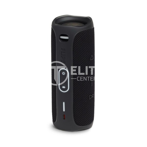 JBL Flip 5 - Altavoz - para uso portátil - inalámbrico - Bluetooth - 20 vatios - negro - - en Elite Center