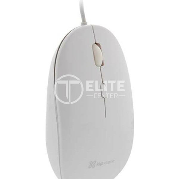 Klip Xtreme - Mouse - USB - Wired - Classic white - 4 buttons 1600dpi - - en Elite Center