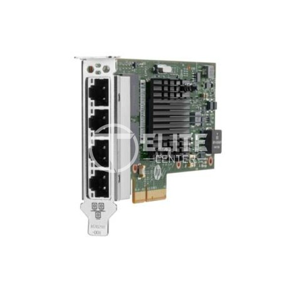 HPE 366T - Adaptador de red - PCIe 2.1 x4 perfil bajo - Gigabit Ethernet x 4 - para Edgeline e920; ProLiant DL360 Gen10 - en Elite Center