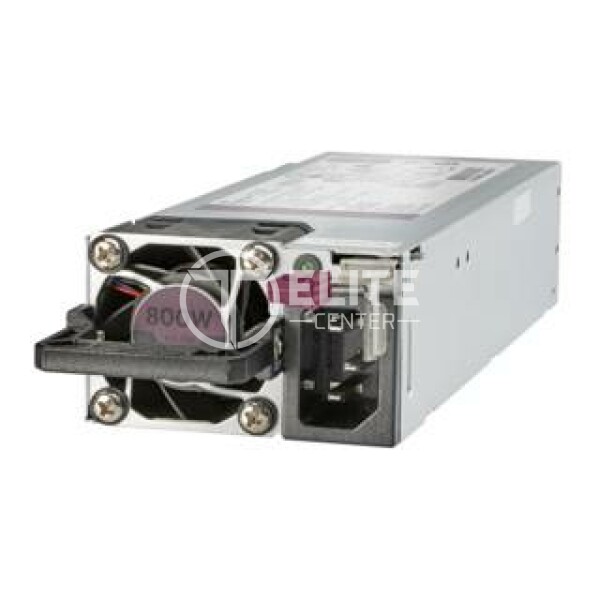 HPE - Fuente de alimentación - conectable en caliente (módulo de inserción) - Flex Slot - 80 PLUS Platinum - CA 100-240 V - 800 vatios - 908 VA - en Elite Center