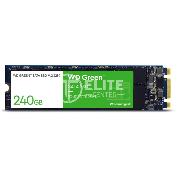 WD Green WDS240G3G0B - SSD - 240 GB - interno - M.2 2280 - SATA 6Gb/s - - en Elite Center
