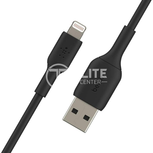 Belkin BOOST CHARGE - Cable Lightning - Lightning macho a USB macho - 1 m - negro - para Apple 10.5-inch iPad Pro; 12.9-inch iPad Pro (2nd generation); iPhone 11, 11 Pro, 11 Pro Max, 8, XR, XS, XS Max - - en Elite Center