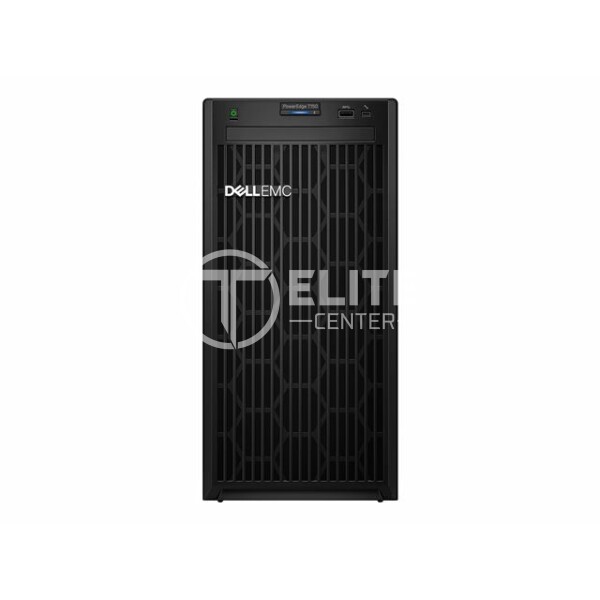 Dell EMC PowerEdge T150 - Servidor - MT - 1 vía - 1 x Xeon E-2336 / 2.9 GHz - RAM 16 GB - HDD 2 TB - Matrox G200 - GigE - sin SO - monitor: ninguno - negro - con 1 Year Basic Hardware Warranty Repair: 5x10 HW-Only 5x10 NBD Parts-Disti SNS - - en Elite Center
