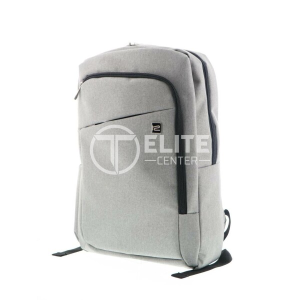 Klip Xtreme - Notebook carrying backpack - 15.6" - 100D Polyester - Light gray - - en Elite Center