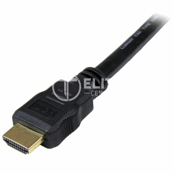 StarTech.com 10 ft High Speed HDMI Cable - Ultra HD 4k x 2k HDMI Cable - HDMI to HDMI M/M - 10ft HDMI 1.4 Cable - Audio/Video Gold-Plated (HDMM10) - Cable HDMI - HDMI macho a HDMI macho - 3 m - doble blindado - negro - para P/N: CDP2HDUACP2, DKT30CHSDPD, DKT30CHVSDPD, DKT30CMHSDPD, USB32HD4, USBC2HD4 - en Elite Center