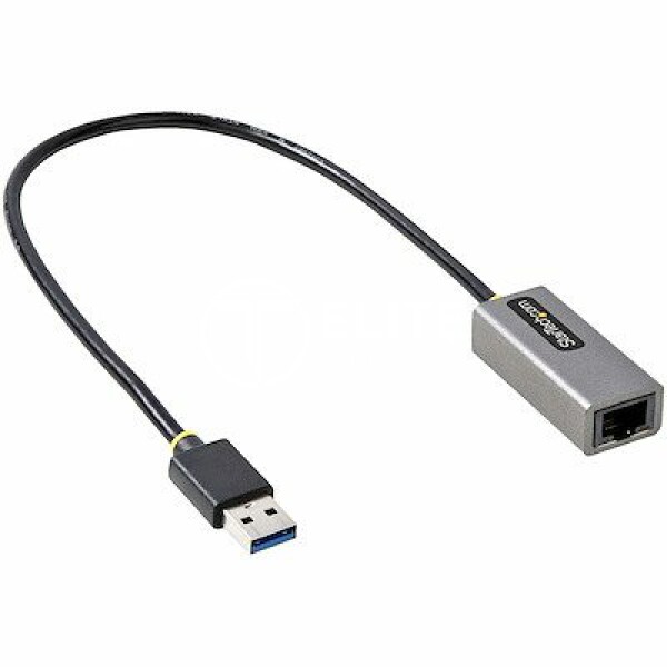 StarTech.com Adaptador USB a Ethernet, USB 3.0 a Ethernet Gigabit de 10/100/1000 para Portátiles, con Cable Incorporado de 30cm, Adaptador USB a RJ45, Adaptador NIC, Adaptador de Red USB (USB31000S2) - Adaptador de red - USB 3.2 Gen 1 - Gigabit Ethernet x 1 - gris espacio - - en Elite Center