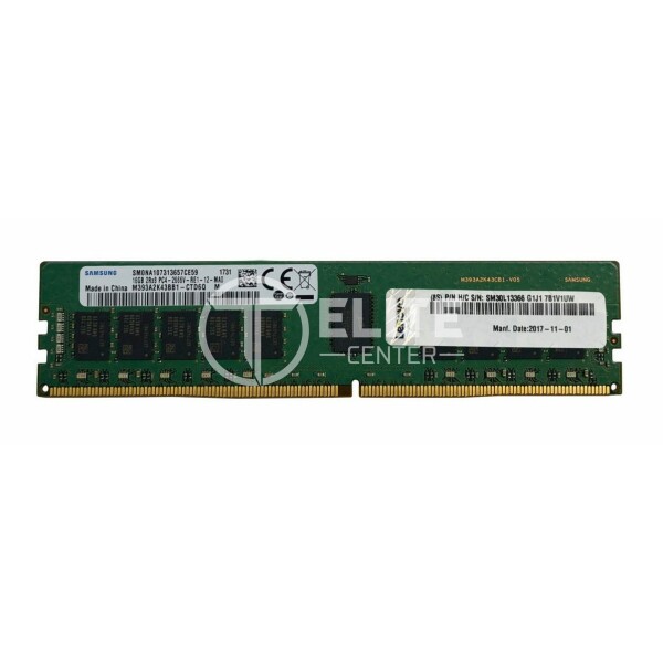 Lenovo TruDDR4 - DDR4 - módulo - 32 GB - DIMM de 288 contactos - 3200 MHz / PC4-25600 - 1.2 V - registrado - ECC - para ThinkAgile MX3330-F Appliance; MX3330-H Appliance; MX3331-F Certified Node - - en Elite Center