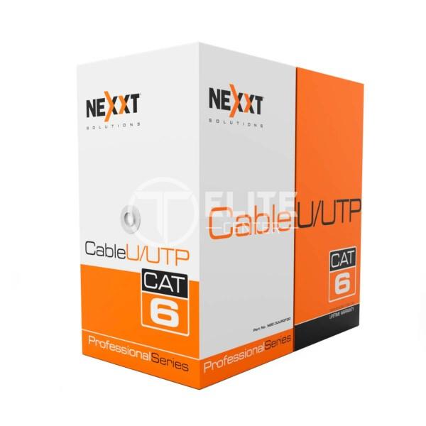 Nexxt Solutions Infrastructure - Bulk cable - UTP - 305 m - RJ-45 a - Gray - Cat6 4P CMR 23AWG - - en Elite Center
