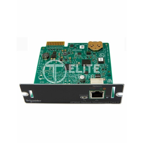 APC Network Management Card 3 with PowerChute Network Shutdown - Adaptador de administración remota - GigE - 1000Base-T - para P/N: SMTL2200RM2UC, SMTL2200RM2UCNC, SMTL3000RM2UC, SMTL3000RM2UCNC, SMX1500RM2UCNC - - en Elite Center