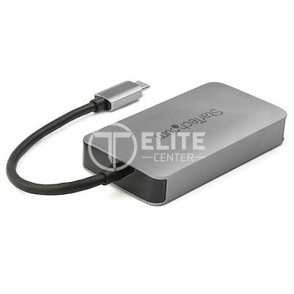 StarTech.com Adaptador USB-C a DVI - Conversor USB Tipo C a DVI con Doble Enlace - Convertidor Activo de Vídeo - 2560x1600 (CDP2DVIDP) - Adaptador de vídeo - enlace doble - USB-C (M) a DVI-I (H) - USB 3.1 - 15.2 cm - activo - gris espacio - para P/N: TB4CDOCK - - en Elite Center