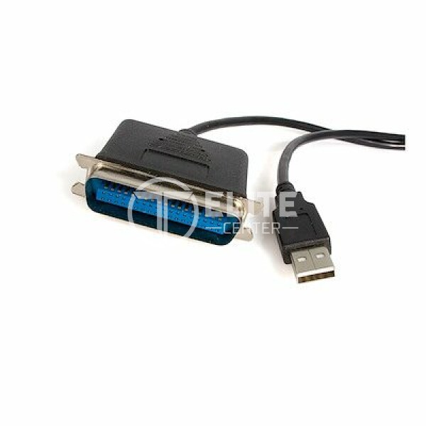 StarTech.com Cable Adaptador de Impresora Centronics a USB - 1x Centronics (36 pines) Macho - 1x USB A Macho - Adaptador paralelo - USB 2.0 - IEEE 1284 - - en Elite Center