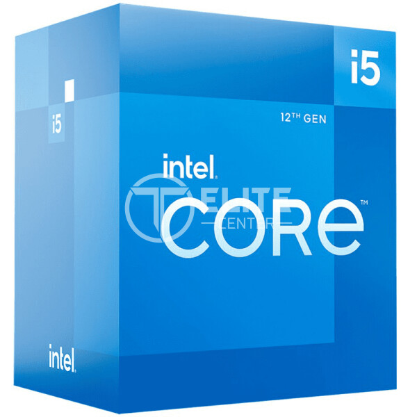 Procesador Intel Core i5-12400, 2.5GHz Turbo 4.4GHz, Socket LGA 1700, 6-Core / 12-Threads - - en Elite Center