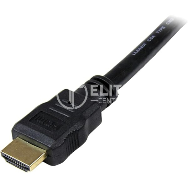 StarTech.com Cable HDMI de alta velocidad 6ft. – Ultra HD 4k x 2k HDMI - - Cable HDMI - HDMI (M) a HDMI (M) - 1.8 m - doble blindado - negro - para P/N: CDP2DPHD, CDP2HDFC, CDP2HDMDP, ST121HD20FXA, SV565HDIP, USB32HDVGA, VID2HDCON2 - - en Elite Center