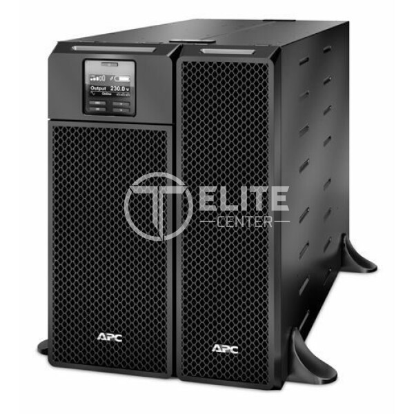 APC Smart-UPS SRT 6000VA - UPS - CA 230 V - 6000 vatios - 6000 VA - Ethernet 10/100, USB - conectores de salida: 13 - negro - para P/N: SRT1500RMXLI-NC, SRT1500XLI - - en Elite Center
