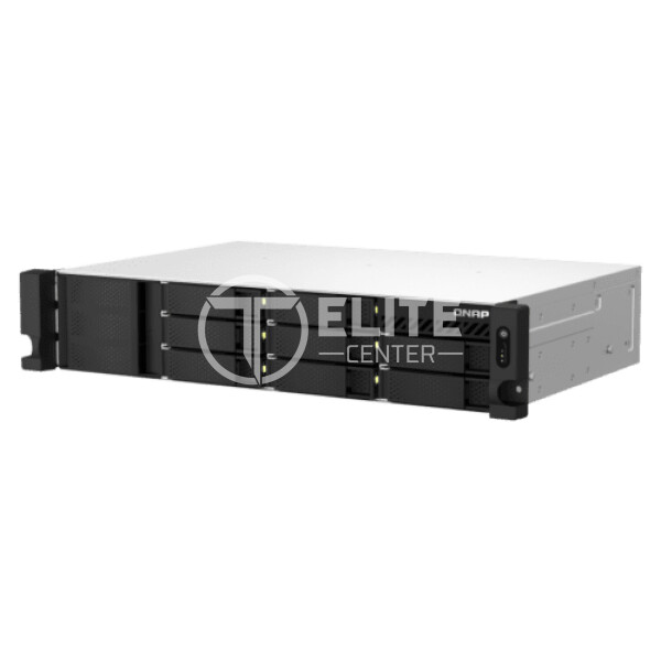 QNAP TS-864eU-RP - Servidor NAS - 8 compartimentos - montaje en bastidor - SATA 6Gb/s - RAID 0, 1, 5, 6, 10, 50, JBOD, 60 - RAM 4 GB - Gigabit Ethernet / 2.5 Gigabit Ethernet - iSCSI soporta - 2U - - en Elite Center