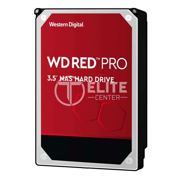 WD Red Pro NAS Hard Drive WD121KFBX - Disco duro - 12 TB - interno - 3.5" - SATA 6Gb/s - 7200 rpm - búfer: 256 MB - - en Elite Center