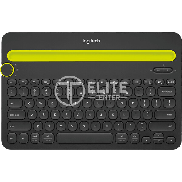 Logitech Multi-Device K480 - Teclado - Inalámbrico - Español - Bluetooth - Ergonomic Design - Negro - - en Elite Center