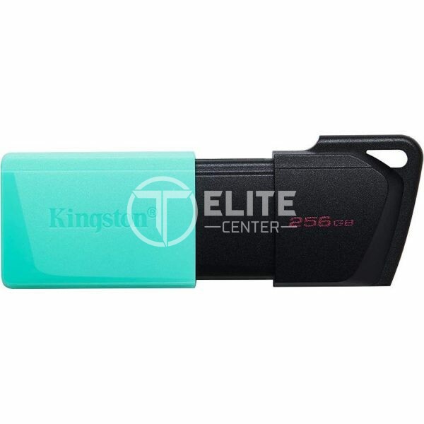 Kingston - USB flash drive - 256 GB - USB 3.0 - Black Teal - - en Elite Center