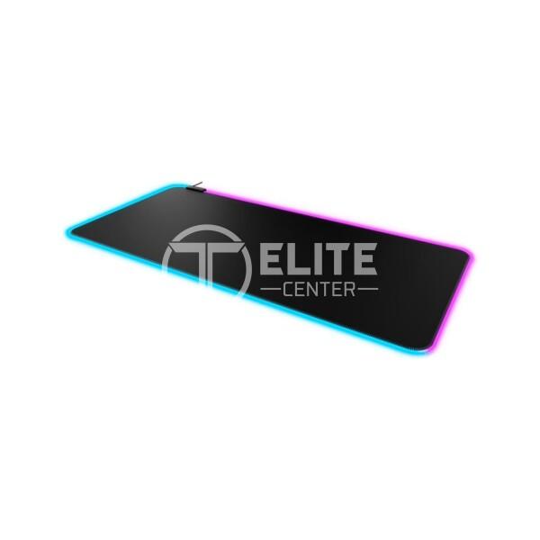 HyperX Pulsefire Mat Gaming - Alfombrilla para ratón iluminada - con iluminación RGB - extragrande - negro - - en Elite Center