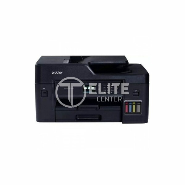 Brother MFC-T4500DW - Wide format - Scanner / Printer / Copier / Fax - Ink-jet - Color - USB / Wi-Fi / Gigabit LAN - A3 (297 x 420 mm) - Automatic Duplexing - Sistema Continuo - - en Elite Center
