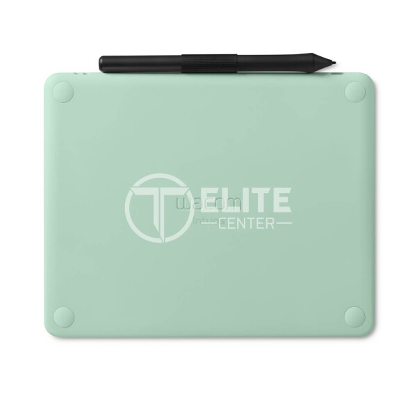 Wacom Intuos Tableta de lápiz creativa Small - Digitalizador - 15.2 x 9.5 cm - electromagnético - 4 botones - inalámbrico, cableado - USB, Bluetooth - verde pistacho - - en Elite Center