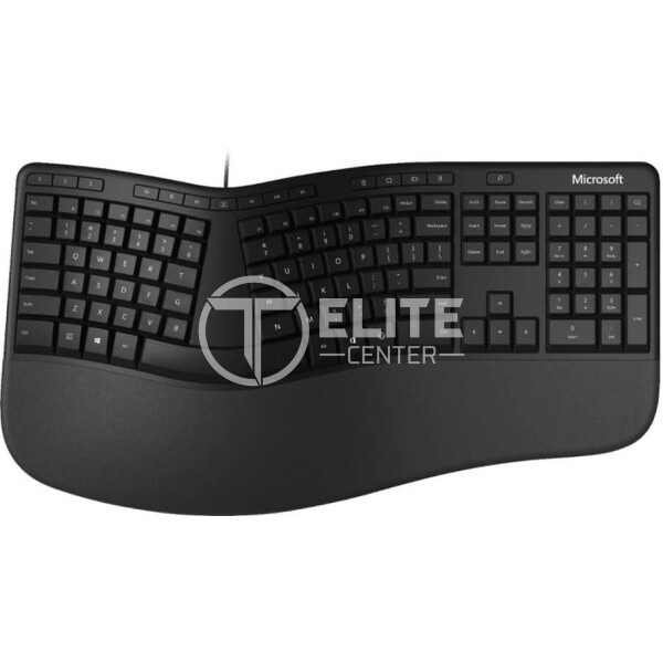 Microsoft Ergonomic Keyboard - Teclado - USB - español (Latinoamérica) - negro - - en Elite Center