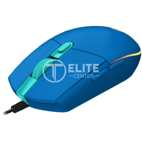 Logitech Gaming Mouse G203 LIGHTSYNC - Ratón - óptico - 6 botones - cableado - USB - azul - - en Elite Center