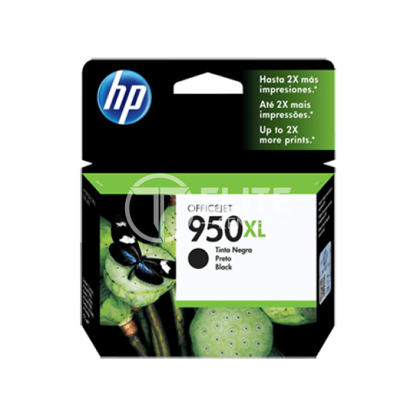 HP 950XL - 53 ml - Alto rendimiento - negro - original - cartucho de tinta - para Officejet Pro 251, 276, 8100, 8600, 8600 N911, 8610, 8615, 8616, 8620, 8625, 8630, 8640 - - en Elite Center