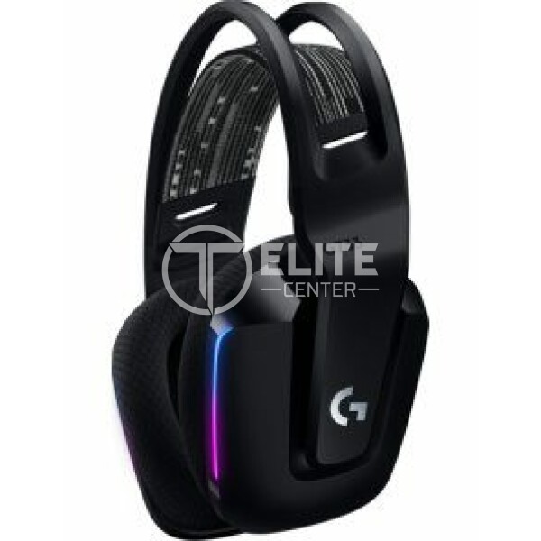 Logitech G733 LIGHTSPEED Wireless RGB Gaming Headset - Auricular - 7.1 canales - tamaño completo - 2,4 GHz - inalámbrico - negro - - en Elite Center