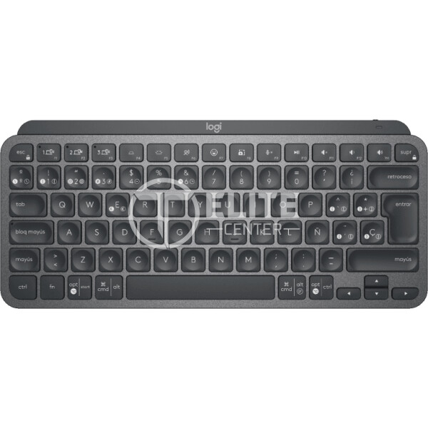 Logitech - Keyboard - Wireless - Spanish - Bluetooth / USB - Ergonomic Design - Abyss black / All black - - en Elite Center