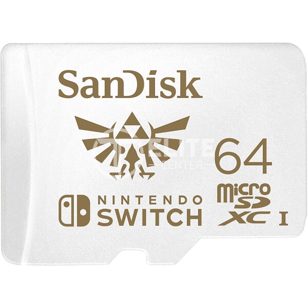 SanDisk - Flash memory card - microSDXC - 64 GB - Nintendo - - en Elite Center