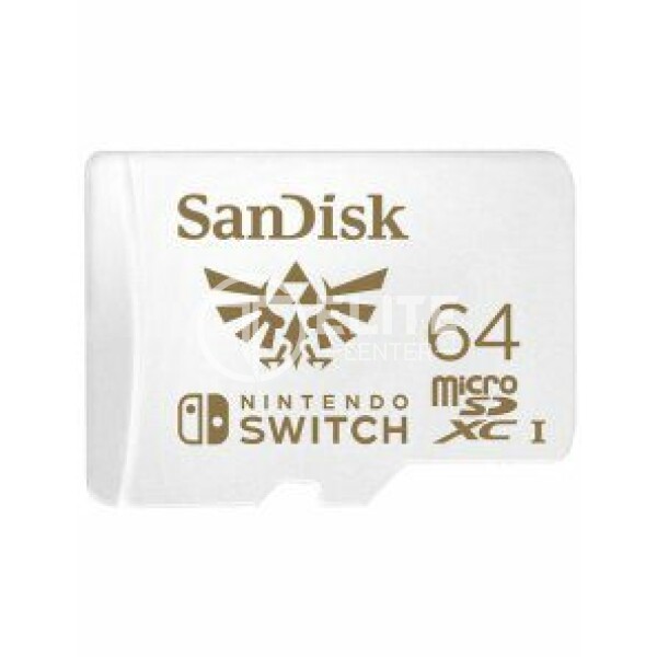 SanDisk - Flash memory card - microSDXC - 64 GB - Nintendo - - en Elite Center