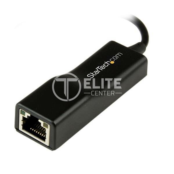 StarTech.com Adaptador USB 2.0 de Red Fast Ethernet 10/100 Mbps - NIC Externo RJ45 - Adaptador de red - USB 2.0 - 10/100 Ethernet - negro - - en Elite Center