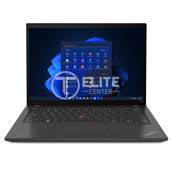 Lenovo ThinkPad P14s Gen 2 - Notebook - 14" - 1920 x 1200 LCD - Intel Core i7 I7-1260P / 2.1 GHz - DDR4 SDRAM - 1 TB SSD - NVIDIA Quadro T550 / Intel Iris Xe Graphics - Windows 11 Pro - Black - Spanish - 3-year warranty - - en Elite Center