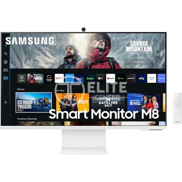 Monitor TV Samsung Smart M8 de 32“ (VA, 4K, HDR10+, HDMI/Wi-Fi, Vesa, OS Tizen) - - en Elite Center