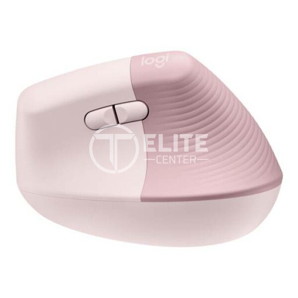Logitech Lift Vertical Ergonomic Mouse - Ratón vertical - ergonómico - 6 botones - inalámbrico - Bluetooth, 2.4 GHz - receptor de USB Logitech Logi Bolt - rosa - - en Elite Center