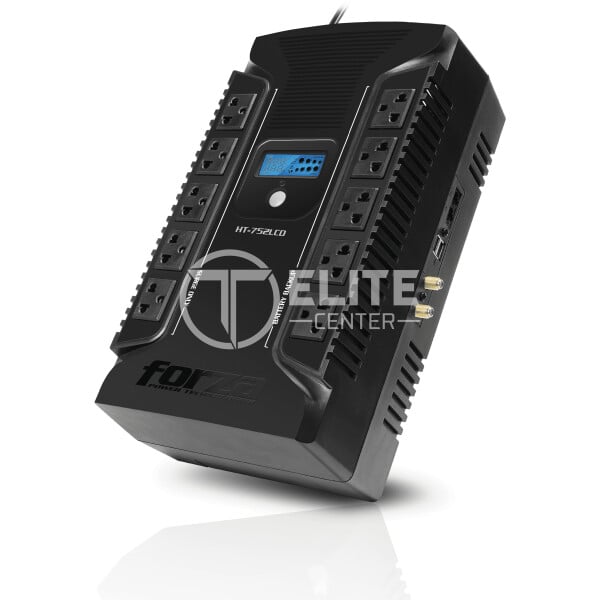 UPS interactiva Forza HT-752LCD-C 750VA/450W, 12 CEI, coax, USB, sobremesa-220V - - en Elite Center
