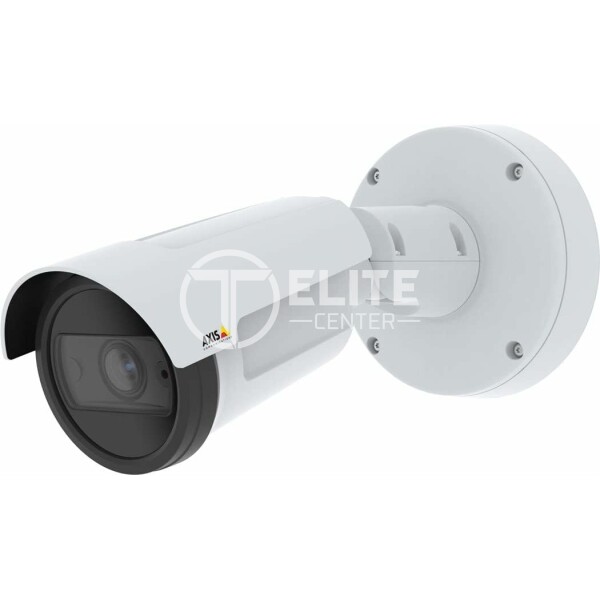 AXIS P1455-LE - Cámara de vigilancia de red - bala - para exteriores - color (Día y noche) - 2 MP - 1920 x 1080 - 1080p - iris automático - vari-focal - audio - GbE - MPEG-4, MJPEG, H.264, AVC, HEVC, H.265 - CC 12 - 28 V / PoE+ - - en Elite Center