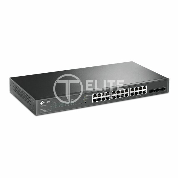 TP-Link JetStream TL-SG2428P - Conmutador - inteligente - 24 x 10/100/1000 (PoE+) + 4 x SFP - montaje en rack - PoE+ (250 W) - - en Elite Center