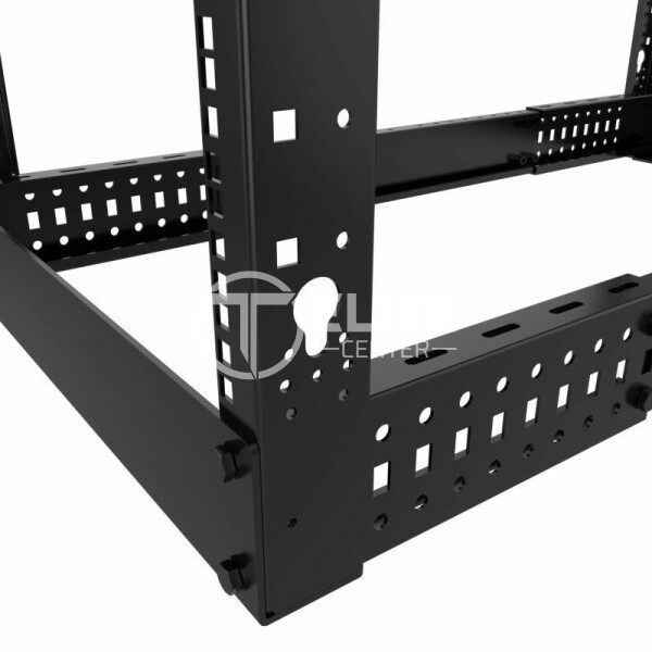 Nexxt Solutions - Rack marco abierto - 4 postes - instalable en el suelo - RAL 9005, negro barniz - 42U - 19" - - en Elite Center