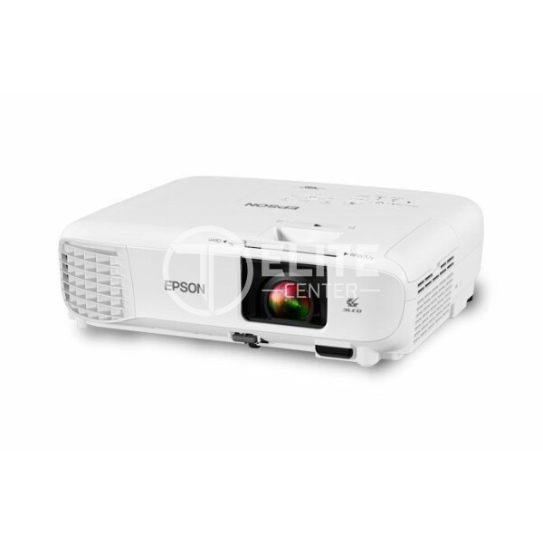 Epson PowerLite E20 - Proyector 3LCD - portátil - 3400 lúmenes (blanco) - 3400 lúmenes (color) - XGA (1024 x 768) - 4:3 - - en Elite Center