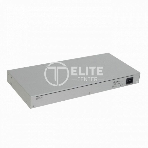 Ubiquiti UniFi Switch USW-16-POE - Conmutador - Gestionado - 16 x 10/100/1000 (8 PoE+) + 2 x Gigabit SFP - sobremesa, montaje en rack - PoE+ (42 W) - - en Elite Center