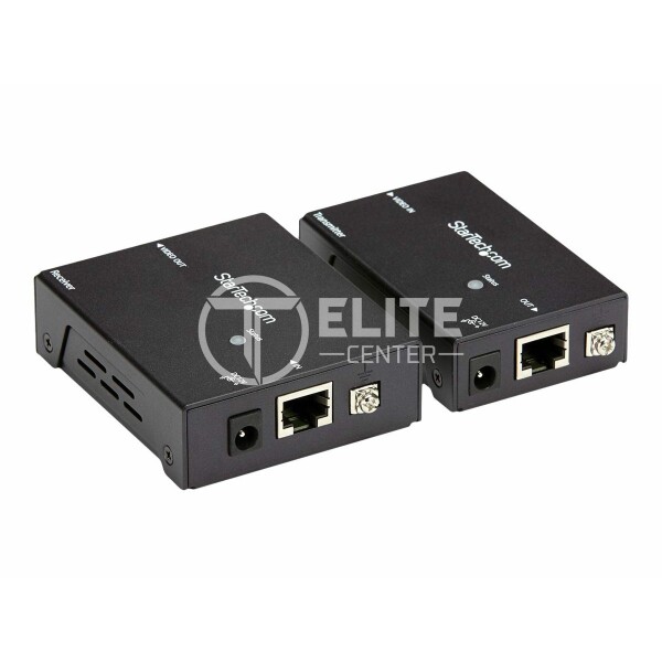StarTech.com Juego Kit Extensor HDBaseT HDMI por Cable Ethernet UTP Cat5 Cat6 RJ45 Adaptador POC Power over Cable - 70m - Alargador para vídeo/audio - sobre CAT 5e/6 - hasta 70 m - para P/N: ST121HDBTRP, ST124HD4K, SVA12M2NEUA, SVA12M5NA - - en Elite Center