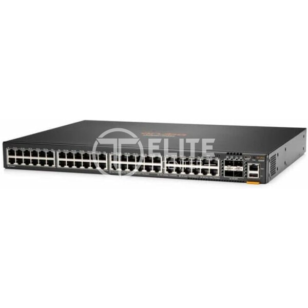 HPE Aruba 6200F 48G 4SFP+ Switch - Conmutador - L3 - Gestionado - 48 x 10/100/1000 + 4 x 1 Gigabit / 10 Gigabit SFP+ - montaje en rack - 100 - 120/200 - 240 V CA - - en Elite Center