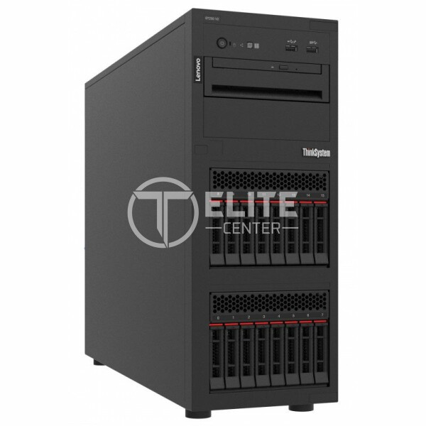 Lenovo - Server - Tower - 1 Intel Xeon E-2324G / 2.1 GHz - DDR SRAM - 0 GB Hard Drive Capacity - 7D8F1006LA - - en Elite Center