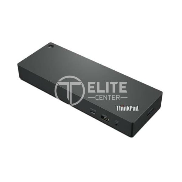 Lenovo ThinkPad Thunderbolt 4 WorkStation Dock - Estación de conexión - Thunderbolt 4 - HDMI, 2 x DP, Thunderbolt - GigE - 300 vatios - Chile, Italia - para ThinkPad E14 Gen 4; L13 Yoga Gen 3; P15v Gen 3; T14s Gen 3; X1 Nano Gen 2; X13 Yoga Gen 3 - - en Elite Center