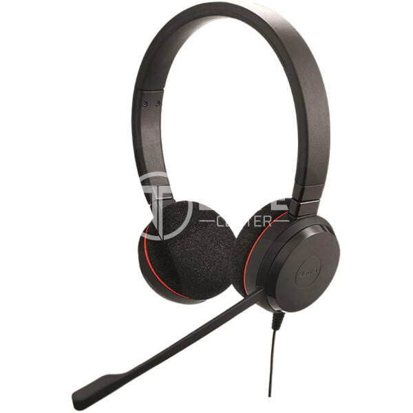 Jabra Evolve 20 UC stereo - Headset - on-ear - Duo UC. Stereo UC - - en Elite Center