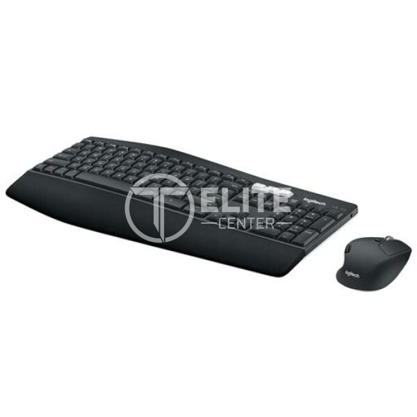 Logitech - Keyboard and mouse set - Spanish - Wireless - 2.4 GHz - Black - - en Elite Center